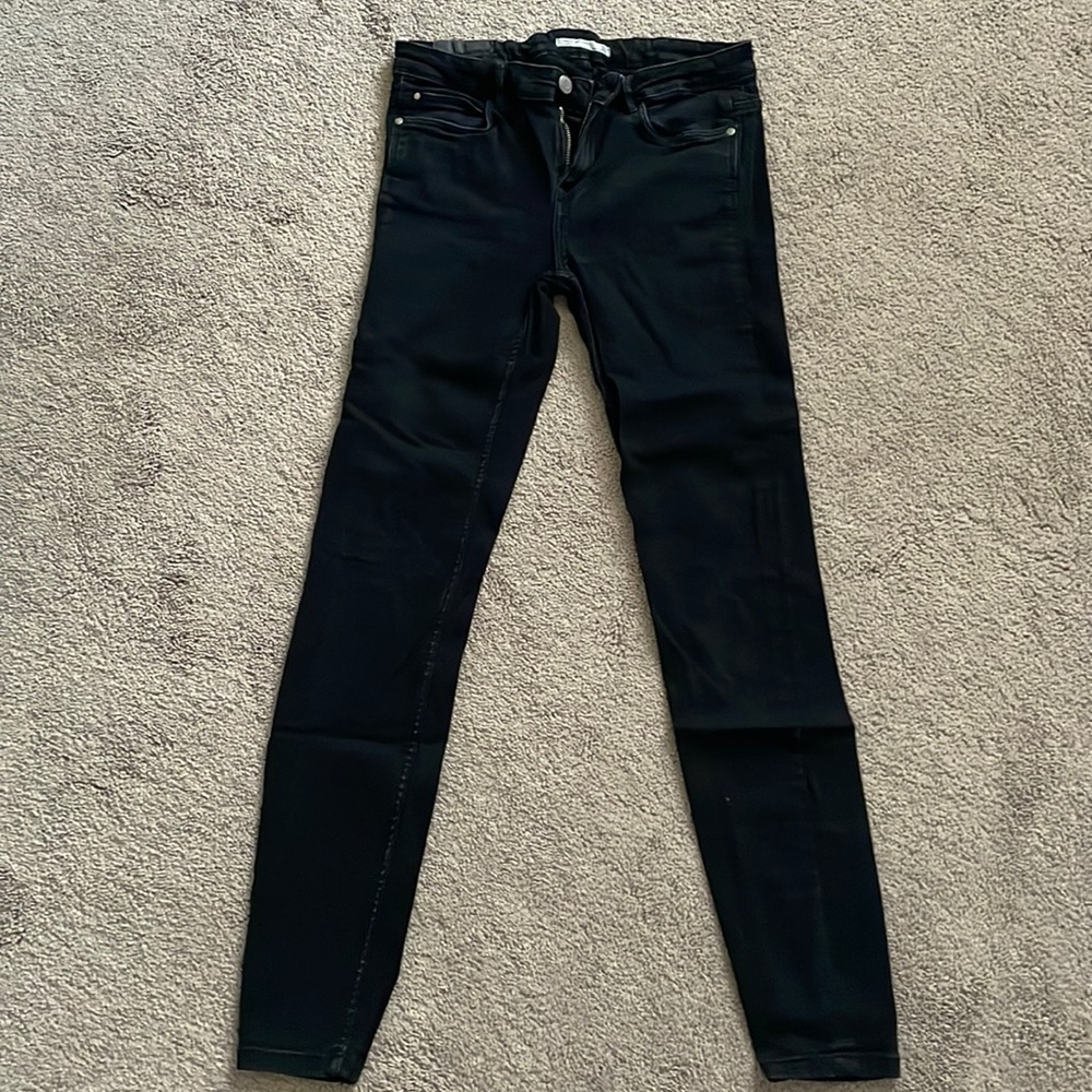 Zara Trafaluc high-waisted black jegging